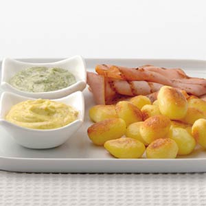 Gebakken krieltjes met dip