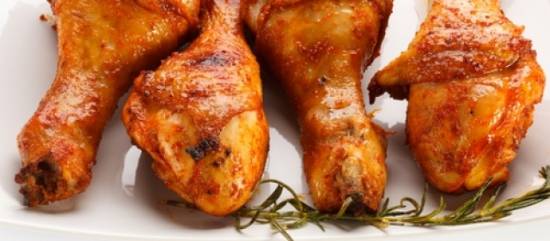 Barbecue kipdrumsticks