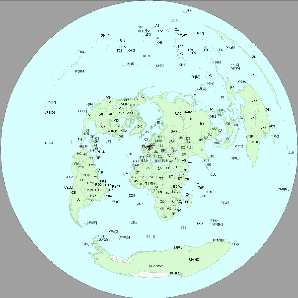 Azimuthale kaart