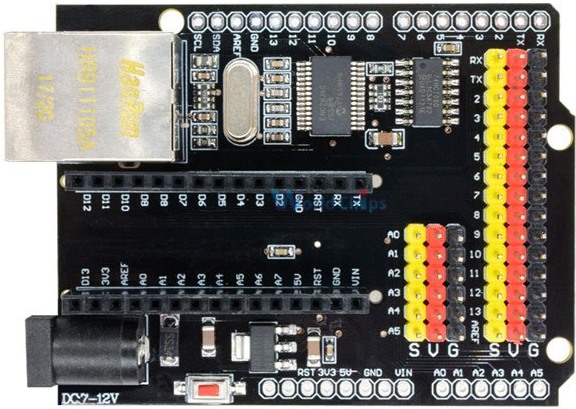 Ethernet sensor shield