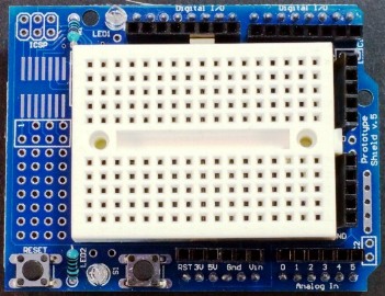 Proto shield met breadboard