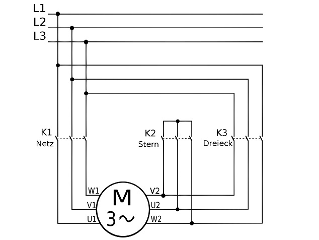 Hoofdstroom circuit