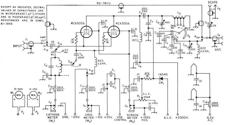 Evolution of a grounded-grid amplifier