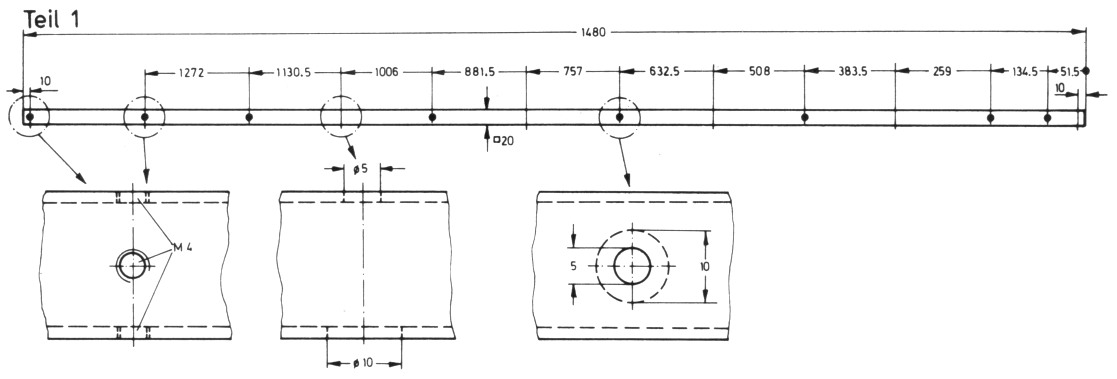 Rechtsdrehend zirkular polarisierte Helix Antenne 70cm