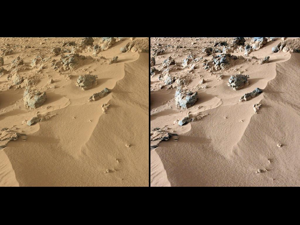 Mars landschap