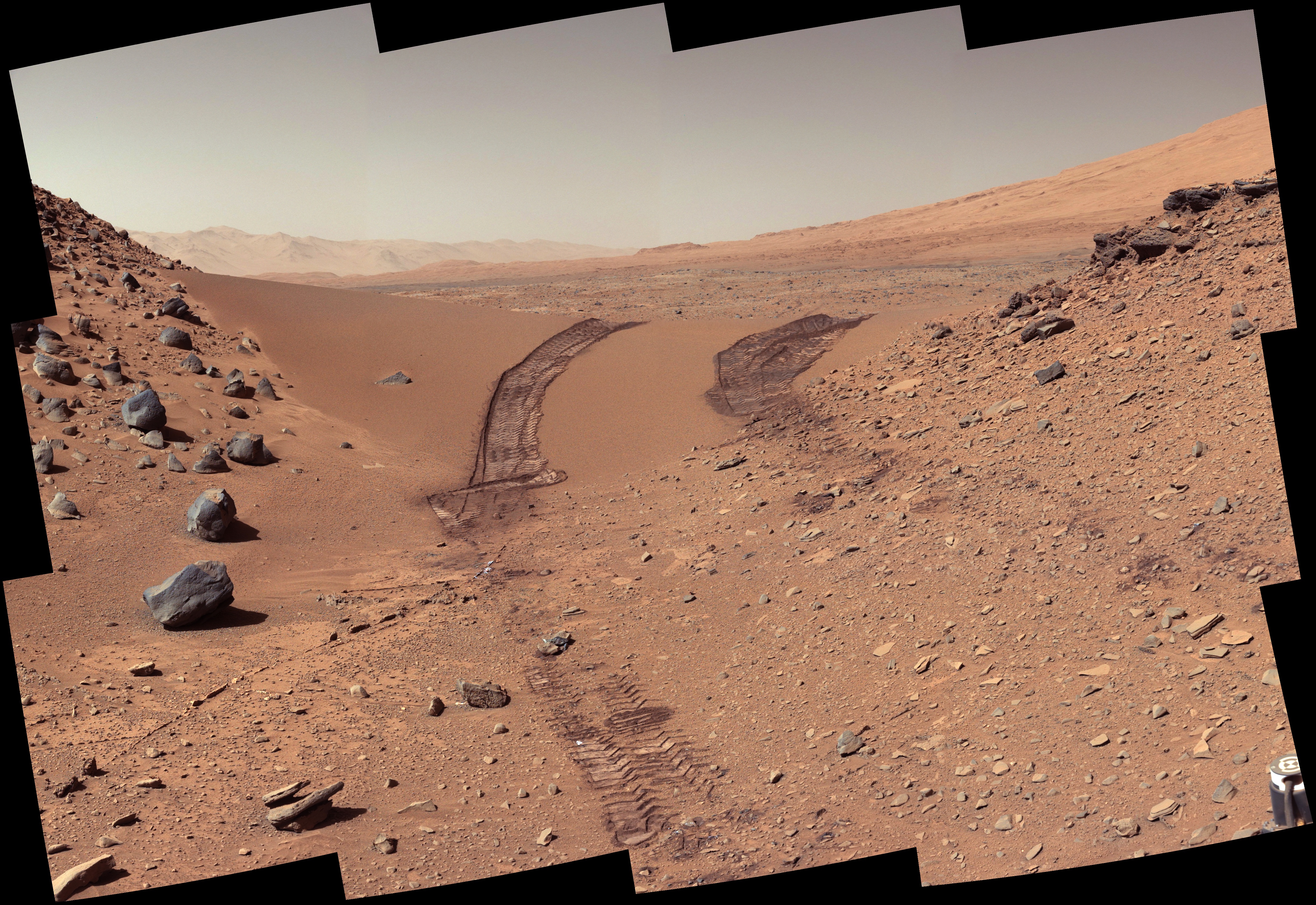 Mars landschap