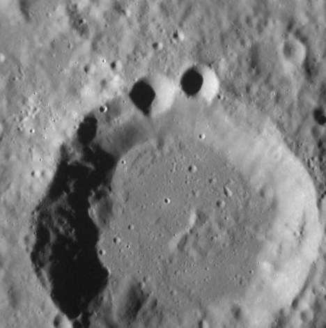 Cookie monster crater