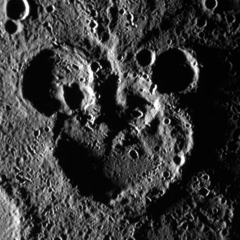 Mickey mouse crater
